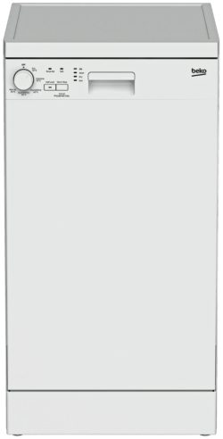 Beko - DFS05010W - Slimline Dishwasher - White/Ins/Del/Rec